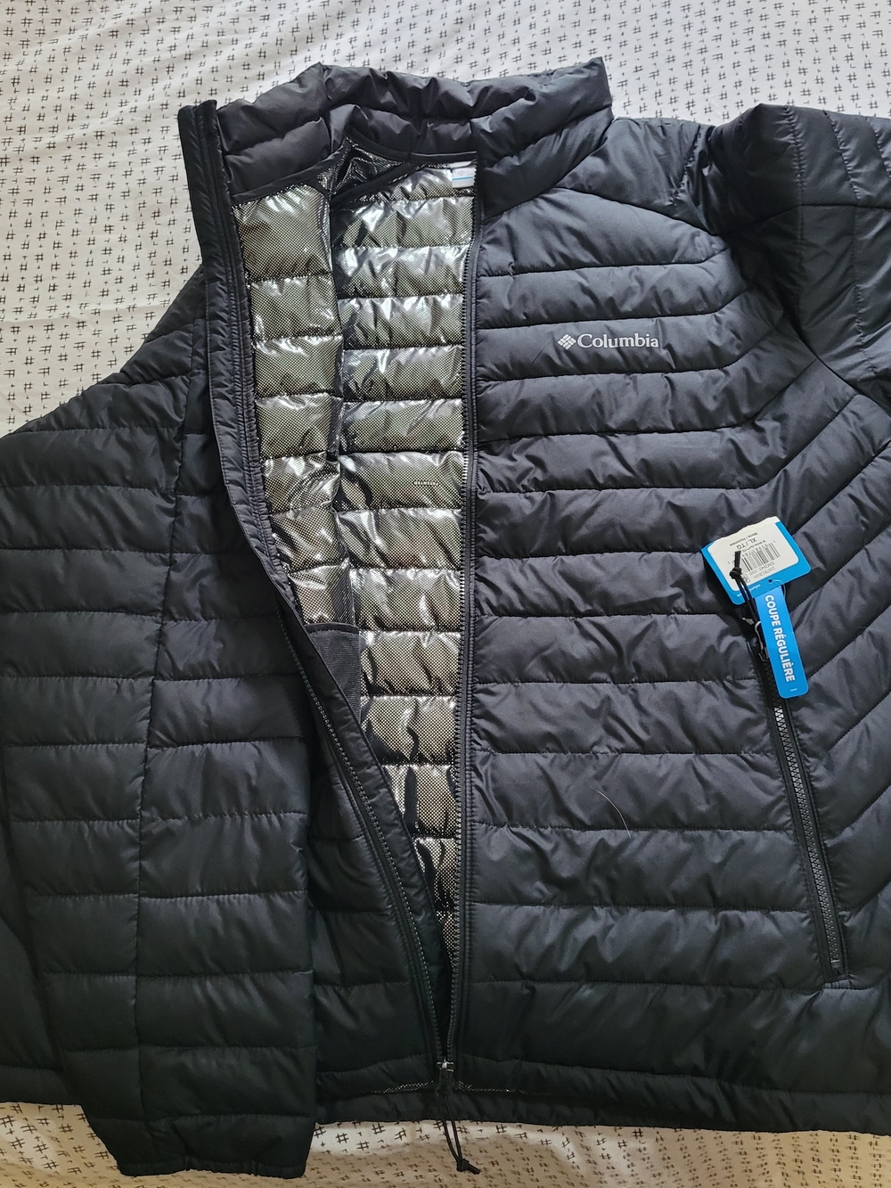 Columbia Men's Black Packable Down Jacket